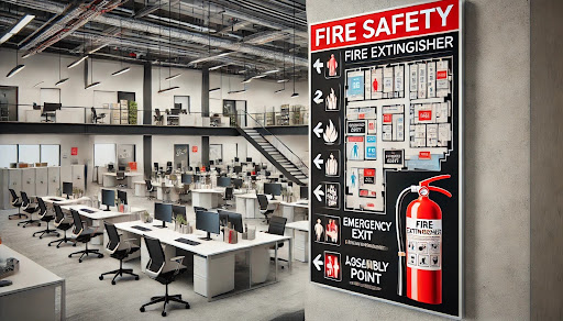 consignes de sécurité incendie affichées en entreprise