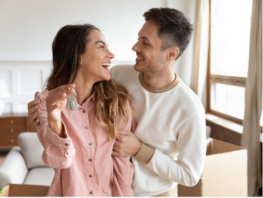 couple qui a fait un achat appartement neuf dijon